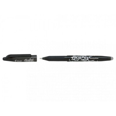 Penna a sfera PILOT ricaricabile con inchiostro termo sensibile e gomma integrata - punta 0,7mm - Nero