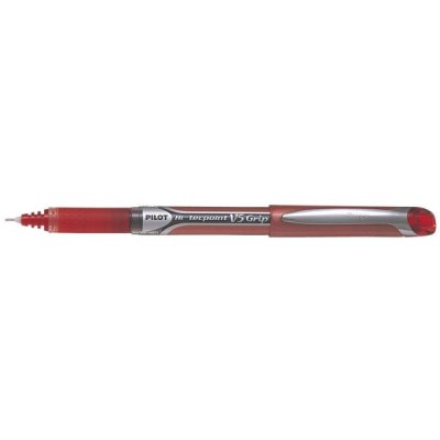 Penna punta ad ago PILOT Hi-Tecpoint V5 con inchiostro liquido - punta 0,5mm - Rosso