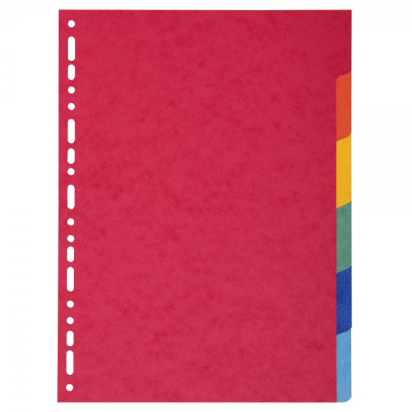 Intercalari carta 6 tasti, col. assortiti colore assortiti grammatura 220gr