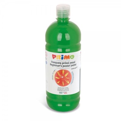 Tempera in bottiglia colore verde brillante