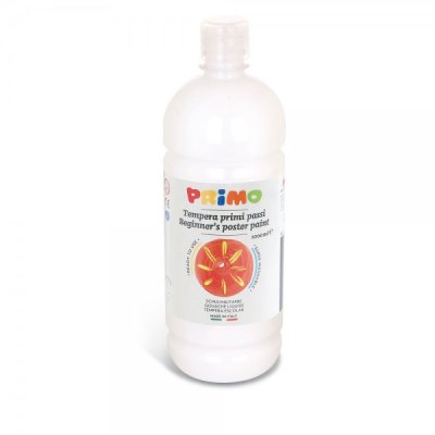 Tempera in bottiglia colore bianco