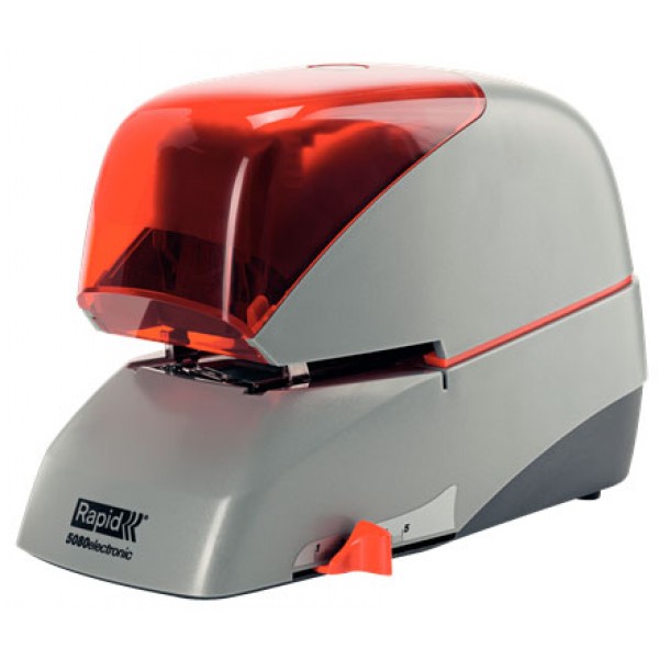 Supreme r5080e - cucitrice elettrica colore grigio, arancione