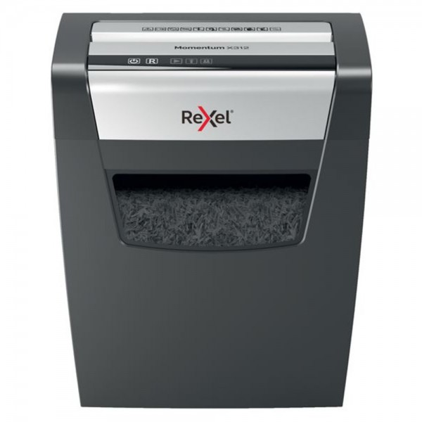REXEL Distruggidocumenti Momentum X312 - taglio a frammenti 5x42mm - Nero