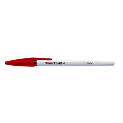 Pm 045 - penna a sfera colore rosso tipo punta conica