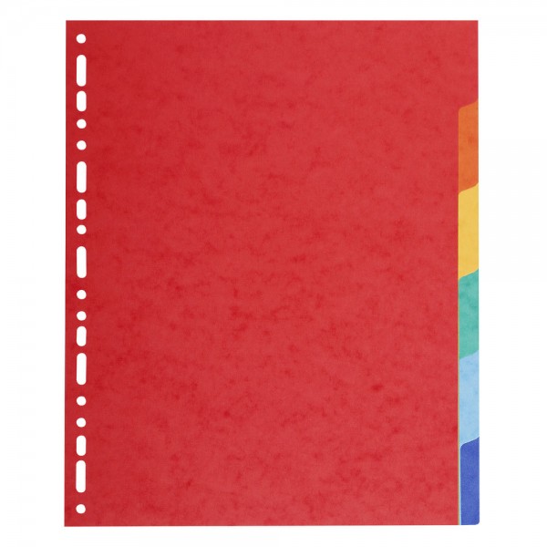 Intercalari carta 6 tasti, col . assortiti colore assortiti grammatura 220gr