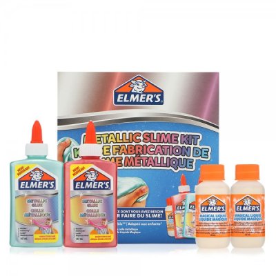Kit per slime metallic colore metal
