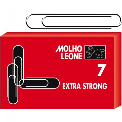 Leone 7 - fermagli tipo punta punta arrotondata colore cromato