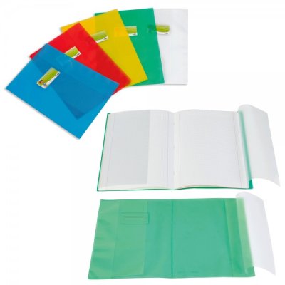 Foderina per maxiquaderni colore trasparente