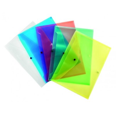 Buste con bottone a4 - 21x29,7cm colore assortiti