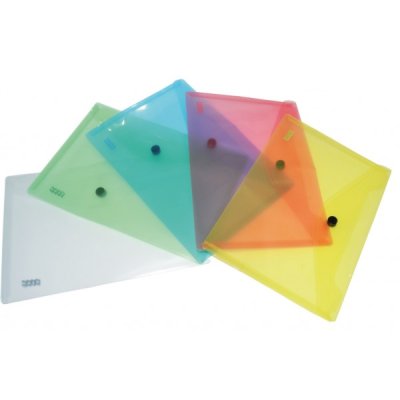 Buste con bottone 10,5x15cm colore assortiti
