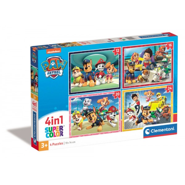 Paw patrol - puzzle 4 in 1