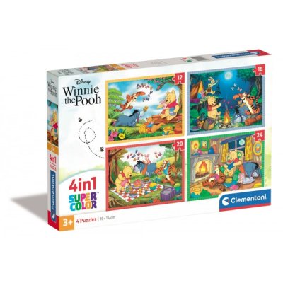 Winnie the pooh - puzzle 4 in 1