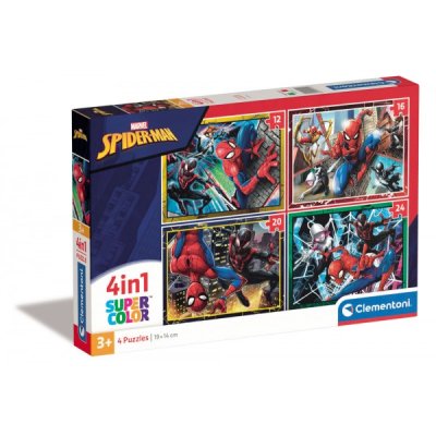 Spiderman - puzzle 4 in 1