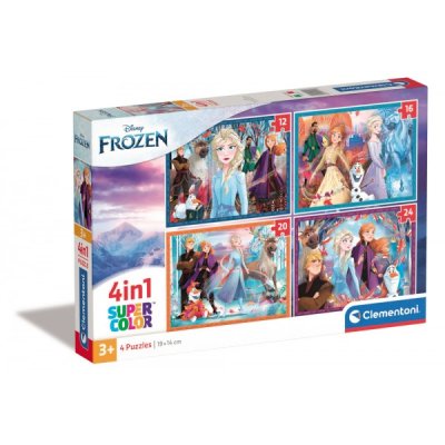 Frozen - puzzle 4 in 1