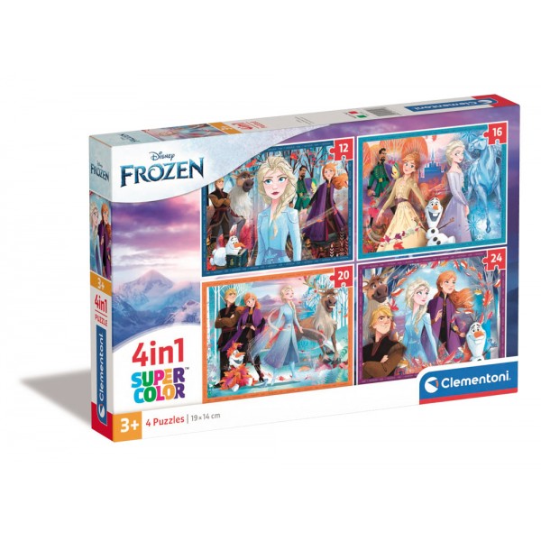 Frozen - puzzle 4 in 1