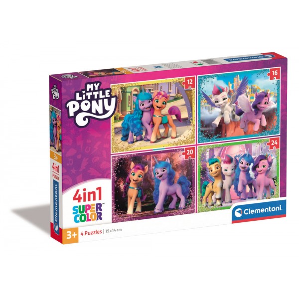 My little pony - puzzle 4 in 1