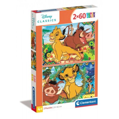 Re leone - puzzle 2x60pz