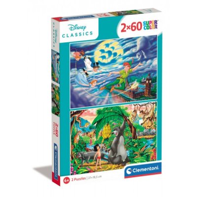 Classici disney - puzzle 2x60pz