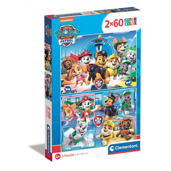 Paw patrol - puzzle 2x60pz