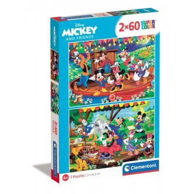 Topolino - puzzle 2x60pz