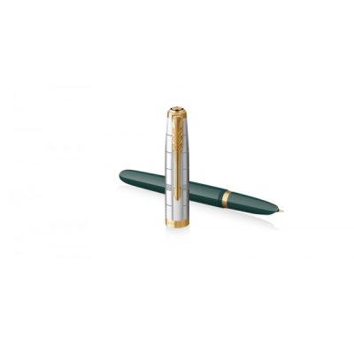 51 premium forest green gt - penna stilografica colore nero tipo punta pennino