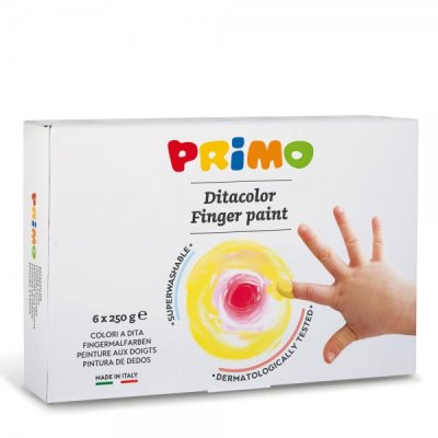 Tempera a dita colore assortiti