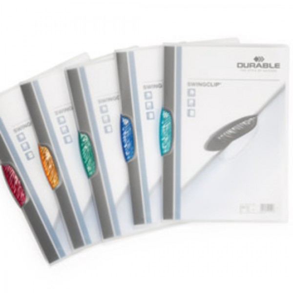 DURABLE cartellina con chiusura a clip - 22x31 - Grigio
