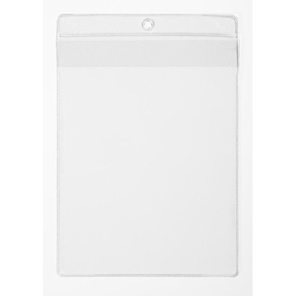 Buste porta avvisi a4 con aletta di chiusura a4 - 21x29,7cm colore trasparente