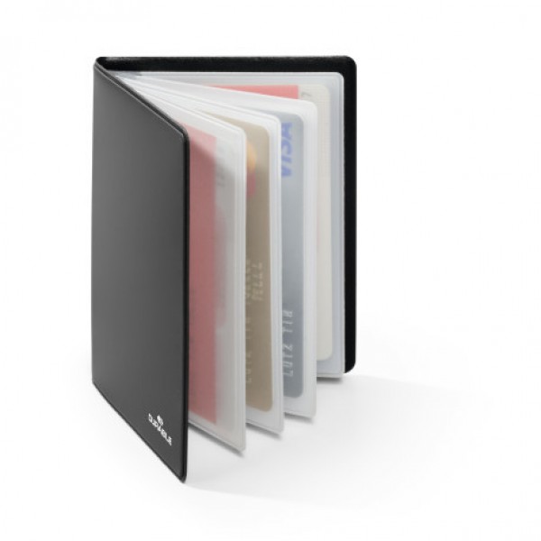 Libretto porta carte di credito rfid secure, 75x102mm nero colore nero