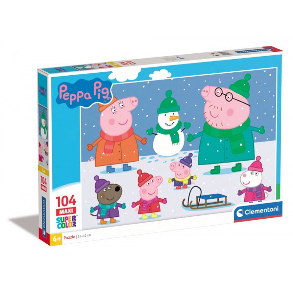 Peppa pig - puzzle 104pz maxi