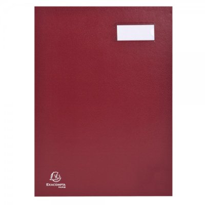 EXACOMPTA cartella firma 24x32cm - 12 fogli - Bordeaux