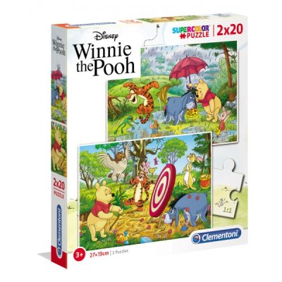 Winnie the pooh - puzzle 2x20pz