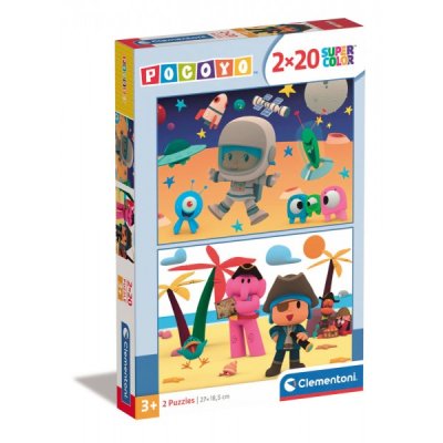 Pocoyo - puzzle 2x20pz