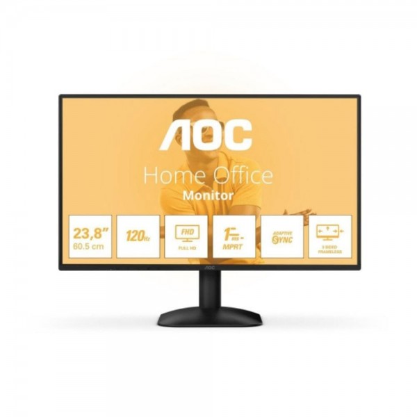 Monitor led 24" ips fhd colore nero