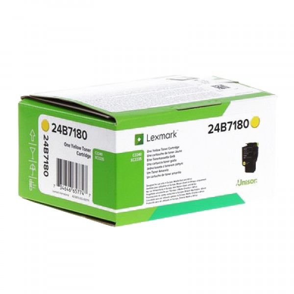 Toner Giallo Lexmark 24B7180 Originale per XC2235 e C2240