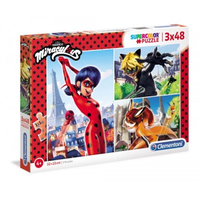 Miraculous - puzzle 3x48pz
