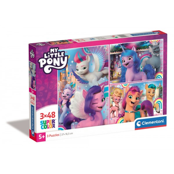 My litlle pony - puzzle 3x48pz