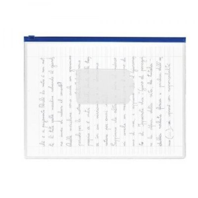 Busta con chiusura a pressione 33x24cm colore assortiti