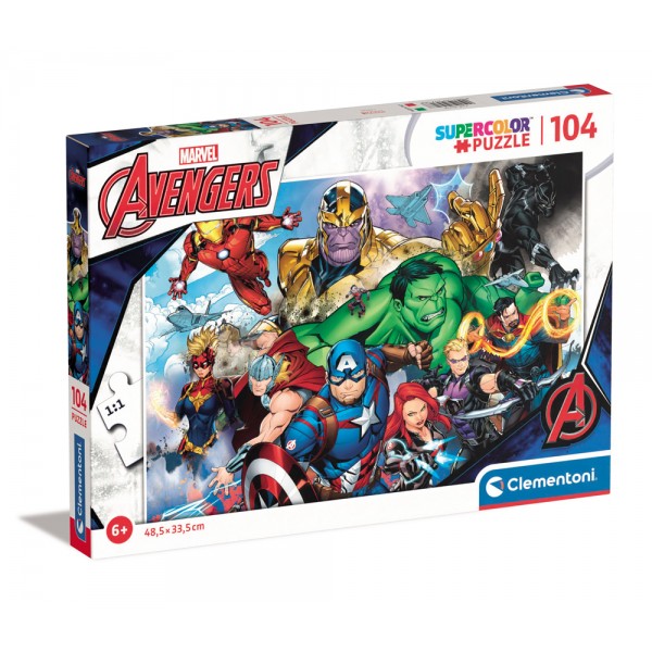 The avengers - puzzle 104pz super