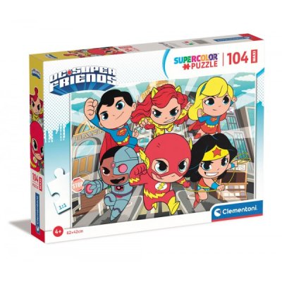 Dc comics super friends - puzzle 104pz maxi