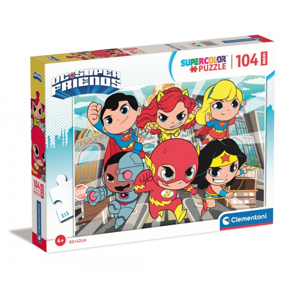 Dc comics super friends - puzzle 104pz maxi