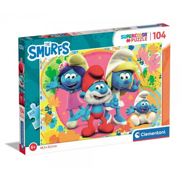 I puffi - puzzle 104pz super
