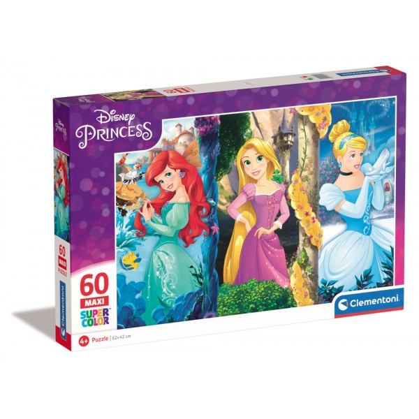 Principesse disney - puzzle 60pz maxi
