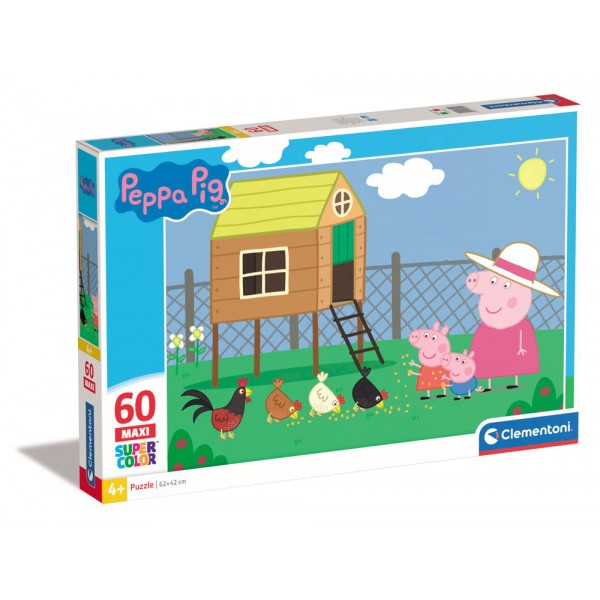 Peppa pig 2023 - puzzle 60pz maxi