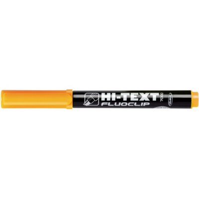 ETAFELT Evidenziatore HI-TEXT 7000 FLUOCLIP, punta a scalpello - 5,2mm - Arancione