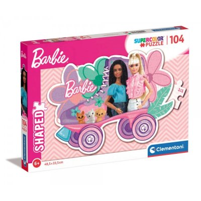 Barbie - puzzle shaped 104pz super