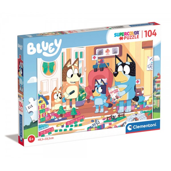Bluey - puzzle 104pz super