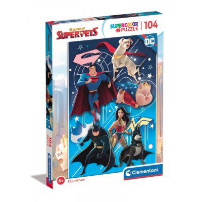 Dc superpets - puzzle 104pz super