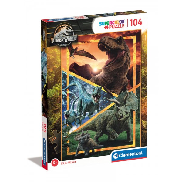 Jurassic world - puzzle 104pz super