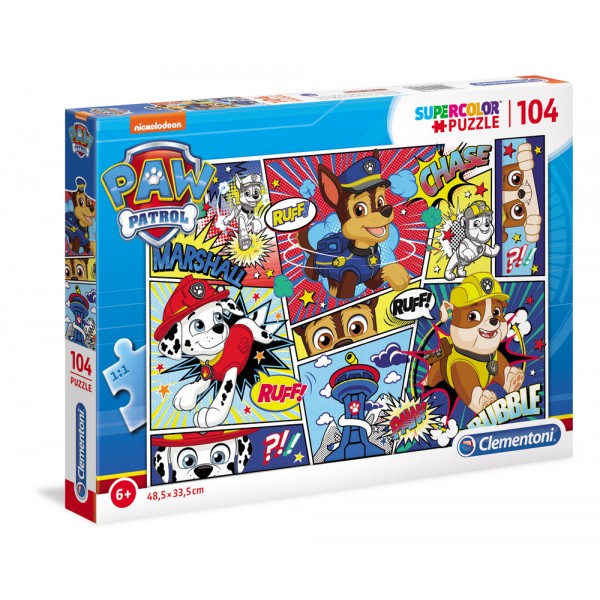 Paw patrol - puzzle 104pz super